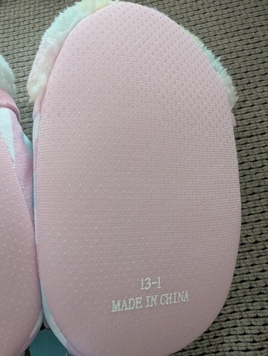 New Squishmallow Girls House Slippers, Pink, Snowcone, Size 13-1 - Picture 4 of 4