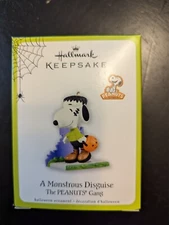 Hallmark Keepsake Snoopy A Monstrous Disguise Peanuts 2011 Halloween Ornament 