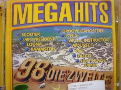 Mega Hits 98-Die zweite Dario G., Loona, Fancy, Vengaboys, Rammstein.. [2 CD]