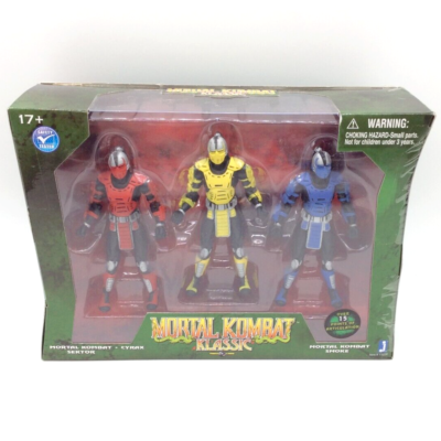 Jazwares Mortal Kombat Klassic Action Figure 3-Pack CYRAX, SEKTOR