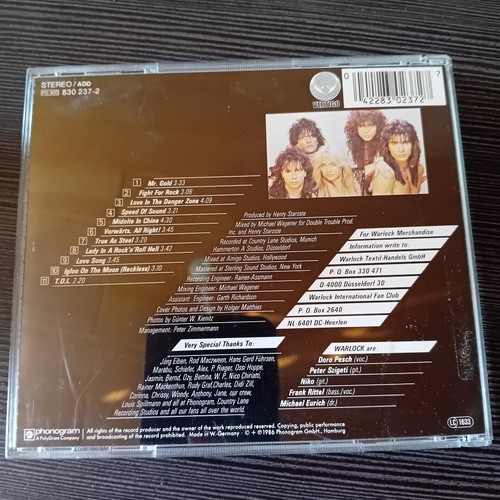 WARLOCK - DORO - CD - True as Steel - Heavy Metal - Sehr gut - Imagen 2 de 2
