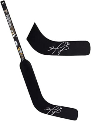 Matt Murray Pittsburgh Penguins Signed Comoposite Mini Goalie