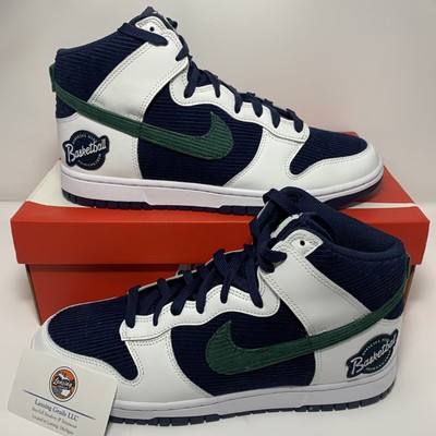 Nike Dunk High PRM Sports Specialties White Navy Size 11 DH0953-400 FAST  SHIP | eBay