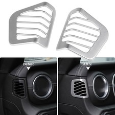 Inner Parts Dashboard Side Air Outlet Vent Cover Trim 2pcs For Jeep Wrangler Jl Inner Parts Dashboard Side Air Outlet Vent Cover Trim 2pcs For Jeep Wrangler Jl