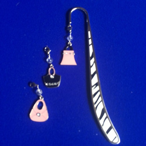 Ladies Charm Bookmark, Party Handbag High Heel Holiday Read Mothers Day Gift - Picture 12 of 20