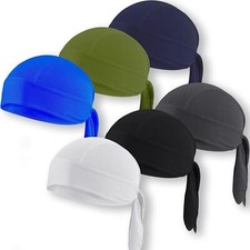 Cooling Do Rags Skull Cap Helmet Liner Sweat Head Wraps Bandanas for Men Women