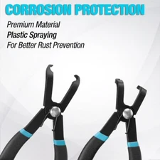 DURATECH 2-Piece Push Pin Pliers Set  Auto Clip Removal Tool Kit for Removing