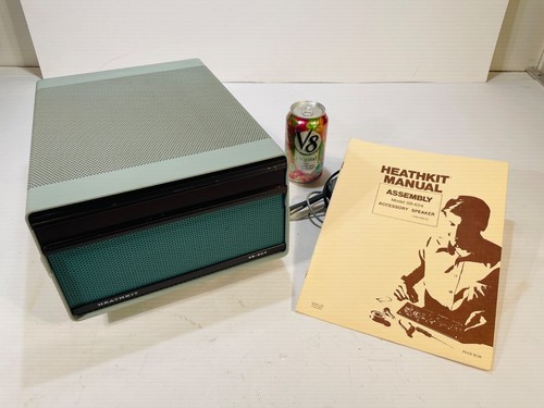 Vintage 1960s Heathkit HP-1144 Power Supply SB-604 Tube HAM Radio Speaker in Cab