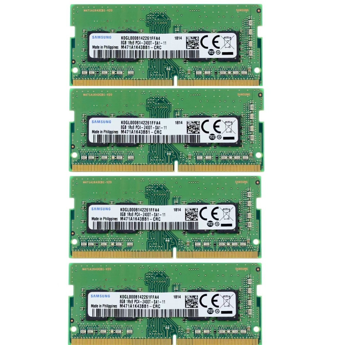 DDR4 Samsung 8GB PC4-19200 1Rx8 Memory 2400MHz RAM SAMSUNG SODIMM