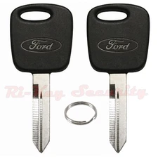 2 New Original OEM Transponder Chip 4C H72 For Ford Lincoln Mercury W/ Ford Logo