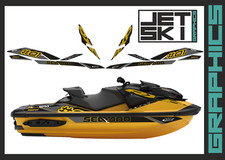 SEADOO RXP RXPX 300 2021 2022 2023 mil yellow graphics kit decals stickers set