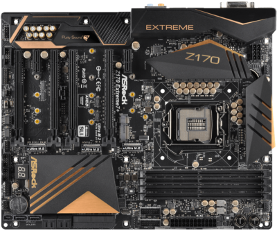 あずページ FOR ASRock Z170 Extreme7+ LGA1151 DVI-D HDMI 64GB 6/7th Gen