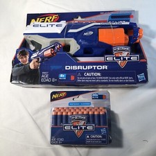 NERF N-STRIKE ELITE DISRUPTOR SOFT DART, 6 DART ROTATING DRUM, EXTRA DARTS INCL