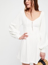 New Free People Eat Your Heart Out Mini Dress Size 12 MSRP: $128