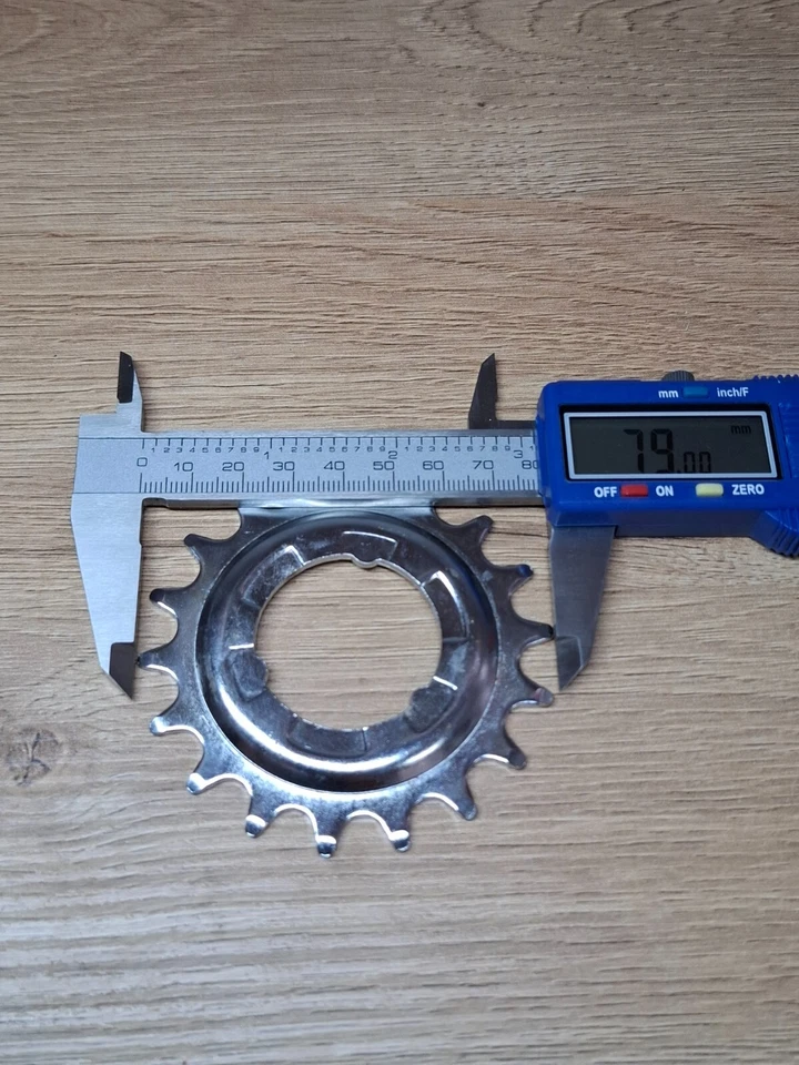 Retro Vintage Bicycle Parts NIB NOS 3-Speed Offset Sprocket Cog 18T 36mm L:79mm - Image 2 of 4