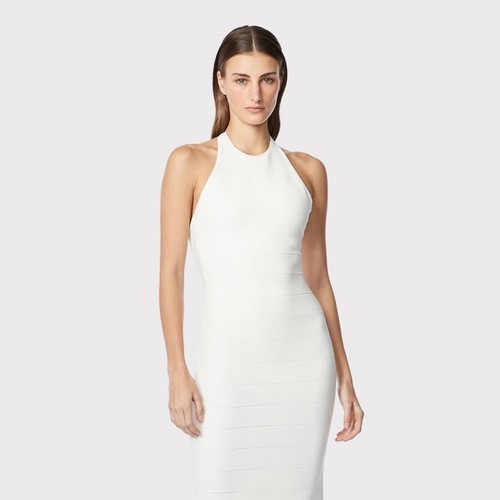 Women's NWOT Herve Ledger Halter Icon Gown Size XS (0-2)