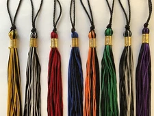GRADUATION TASSEL & YEAR CHARM 1995 1996 1997 1998 1999 2000 2001  / 31 COLORS