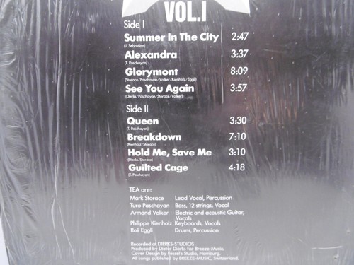 Tea, Best Of Vol.I (Mark Storace Krokus) German Venus V78 TE-F1004 LP, 12" 1978 - Foto 3 di 5