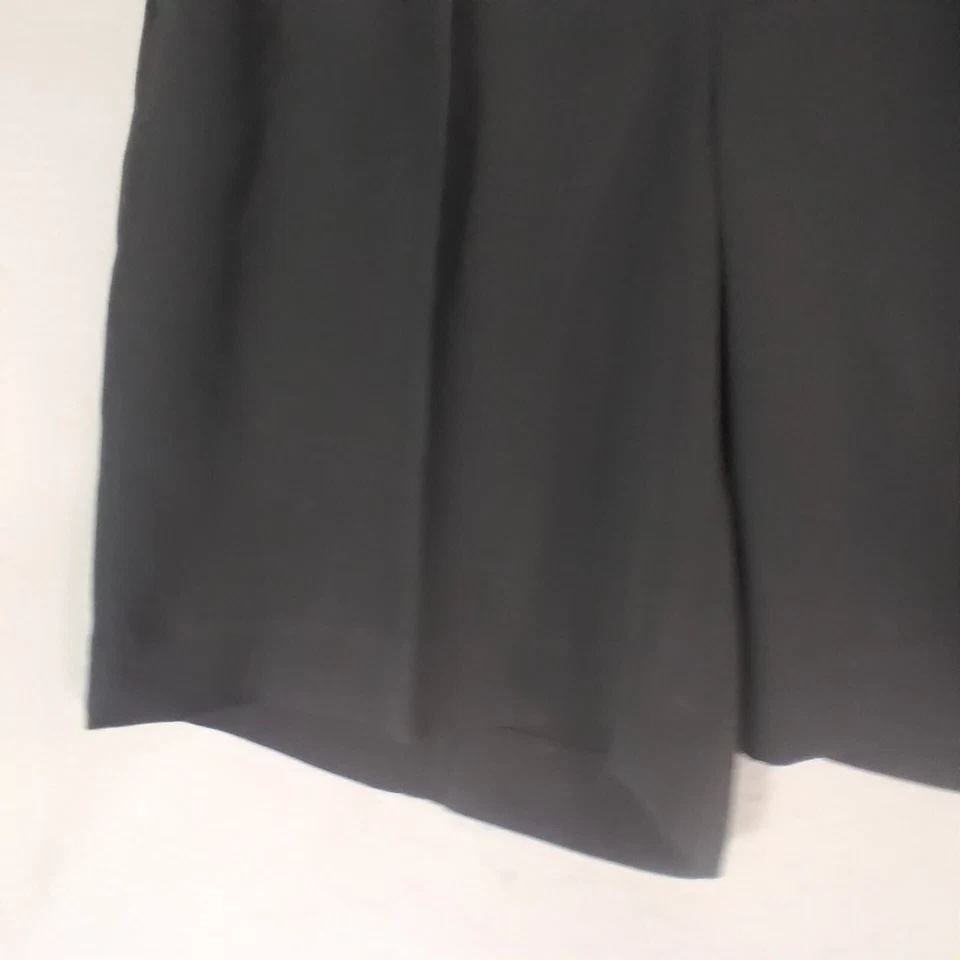 Alan River Pantalones Cortos Hombre 35 x 9 Negro Plisado Golf Informal Bermudas Dri-fit NUEVO Foto 4 de 4