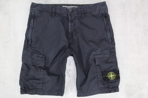 STONE ISLAND SS 2017 TYPE RE BERMUDA CARGO SHORTS,SIZE: W 32" MEDIUM