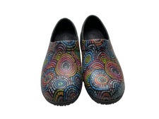 Crocs Slip Resistant Slip On Multicolor Clogs Comfort Shoes Women's 8