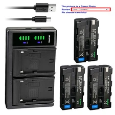 Kastar NP-F580 7.4V 3500mAh Battery LTD2 Charger for GVM LED Video Light