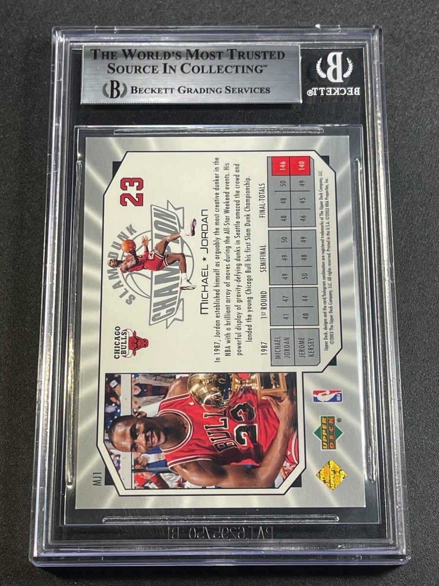 MICHAEL JORDAN 2003 UPPER DECK MJ1 ALL-STAR GAME SLAM DUNK MICHAEL JORDAN 2003 UPPER DECK MJ1 ALL-STAR GAME SLAM DUNK