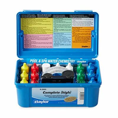 Taylor K-2005 Complete Deluxe DPD Chlorine/Bromine Pool Test Kit w/ Reagents