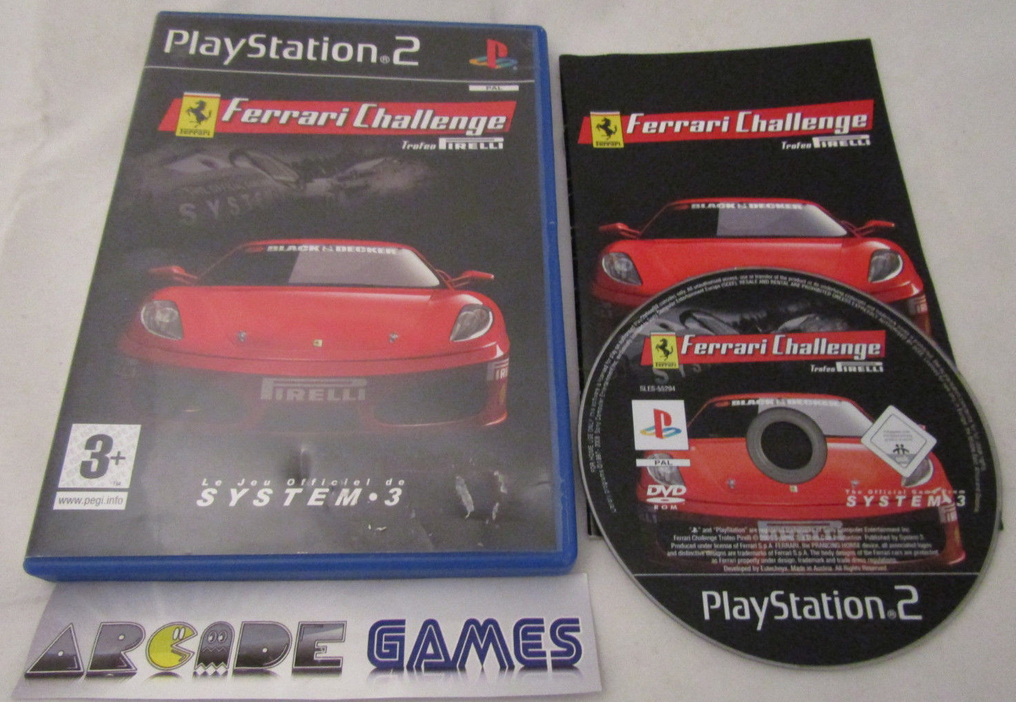 FERRARI CHALLENGE TROFEO PIRELLI PLAYSTATION 2 PS2 COMPLET (vendeur pro)