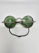 Vintage 1900's Steampunk Motorcycle Green Safety Glasses