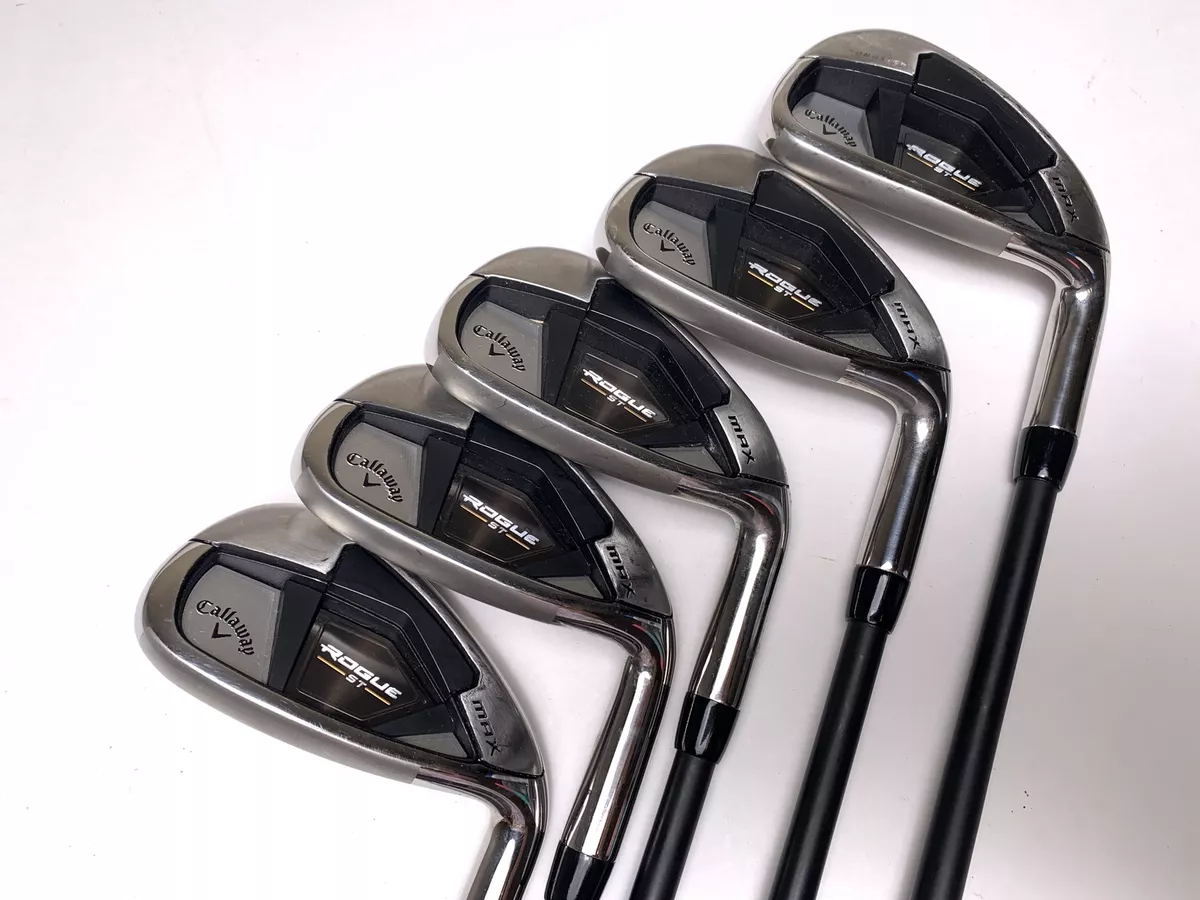 Callaway Rogue ST Max Iron Set 7-PW+AW Cypher Fifty 5.0 50g Senior