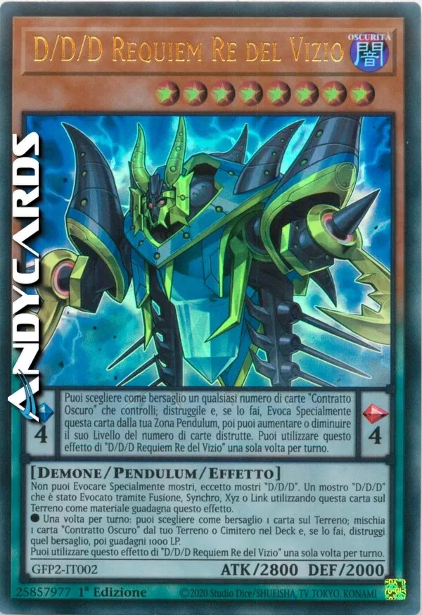 D/D/D Vice King Requiem - Yu-Gi-Oh! Card of the Day 