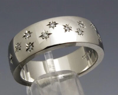 REIF-DESIGN - TOP BRILLANT STERNENHIMMEL "STARS" - PLATIN - UNIKAT! - Bild 1 von 4