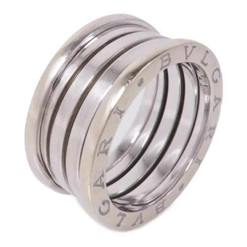 BVLGARI B-Zero1 4 Band Ring 18K White Gold Bvlgari#58 US#8.25