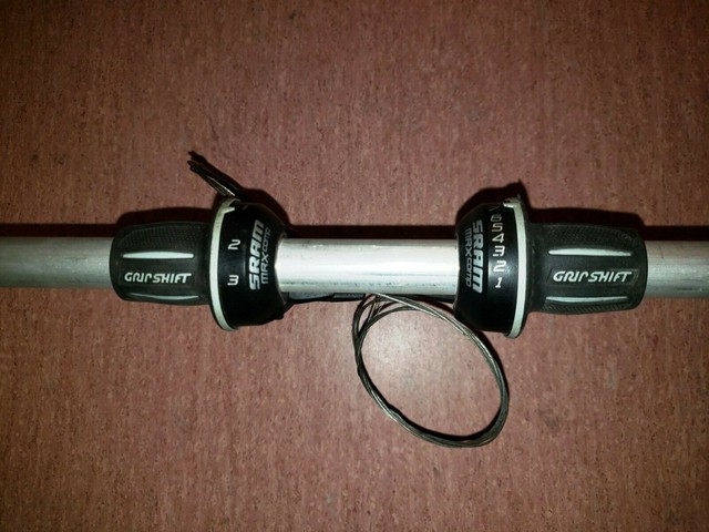 sram mrx comp bicycle twist shifter set