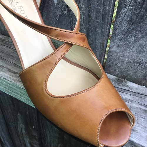 Talbots Damen High Heels Pumps Schuhe 9,5 Cognac Leder - Bild 11 von 21