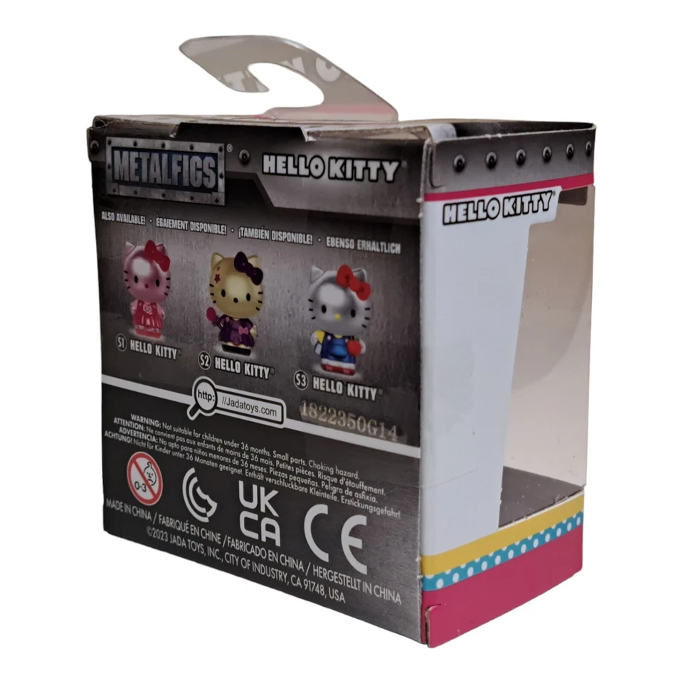 Figura Coleccionable Jada Toys Hello Kitty S3 Clásica Azul 2" MetalFigs Diecast Foto 4 de 4