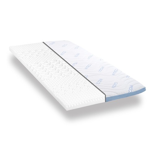 Kaltschaumtopper CloudComfort Cool 120 x 200 cm H2/H3, Höhe 7cm, Härtegrad H2/H3 - Bild 5 von 13