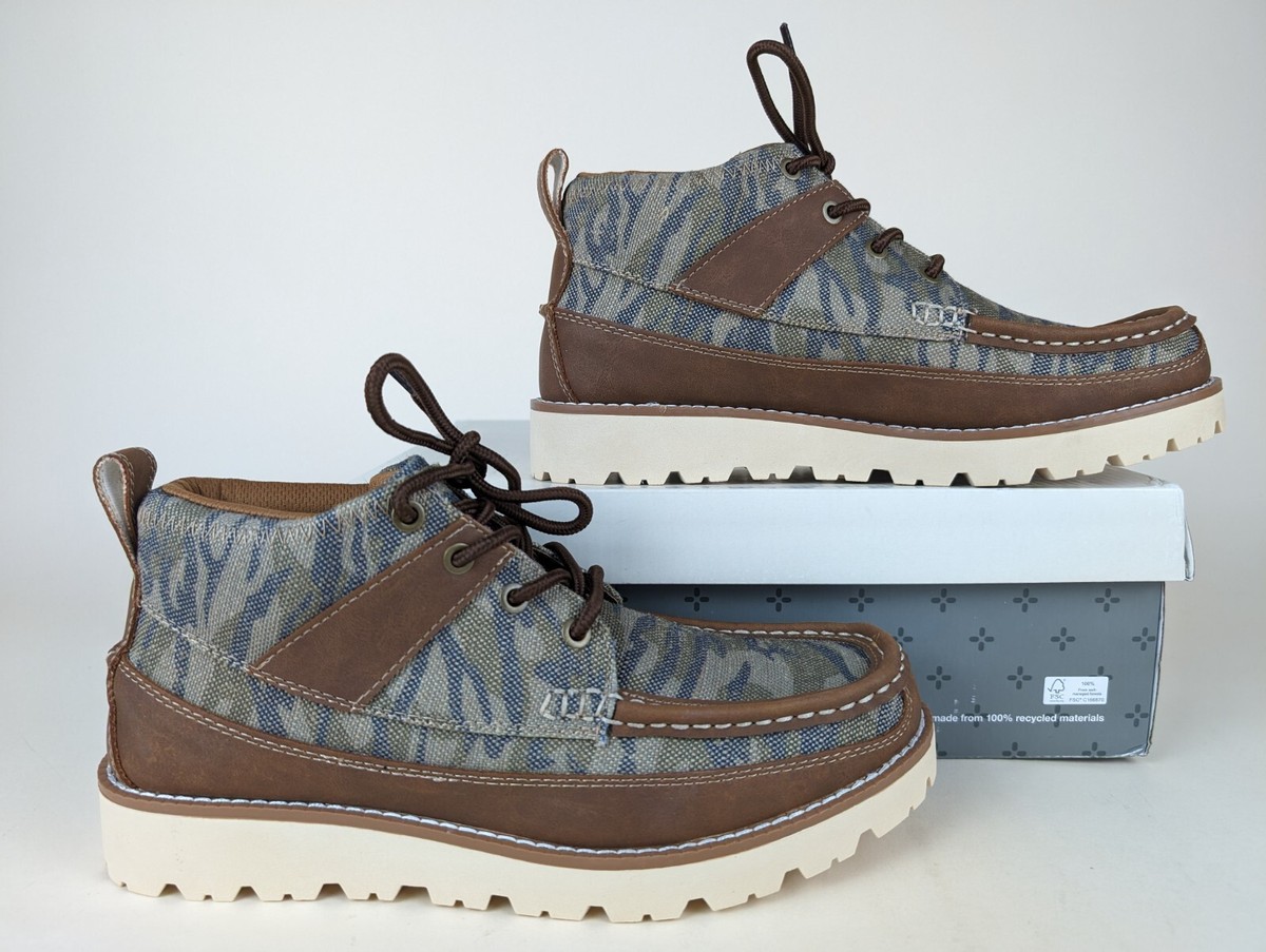 Sun Stone Boots Mens 9.5 Kohen Camo Lace Up Chukka Moc Toe  display picture 2
