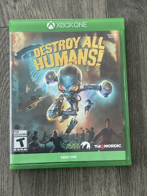 Destroy All Humans Xbox One THQ Alien Microsoft Video Game *No Manual VGC