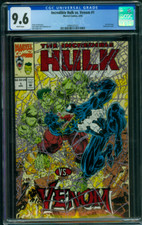 Incredible Hulk vs Venom 1 CGC 9.6 Red Foil Embossed Cover 4/1994