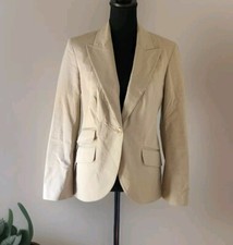 Body by Victoria Victoria's Secret khaki 1 button long sleeve blazer Size 6