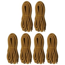 6 pairs 5mm Thick Heavy duty Round Hiking Work Boot Shoe laces Strings Men Women