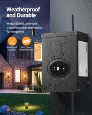 DEWENWILS 200W Smart Low Voltage Landscape Lighting Transformer HOSL04C2