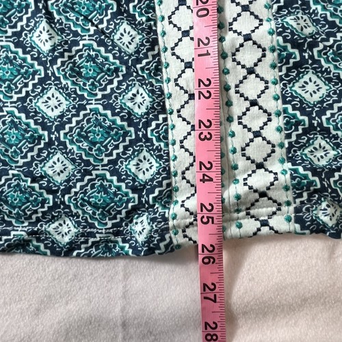 Style & Company Fashion Sleeveless Blouse Teal Size Medium - Picture 5 of 7