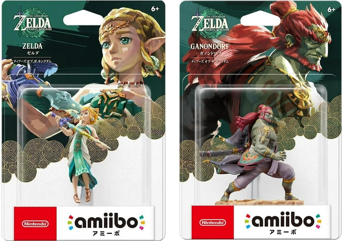 amiibo Tears of the Kingdom Zelda Ganondorf Set The Legend of