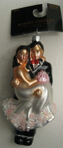 ROBERT STANLEY COLECCIONES PARA EL HOGAR ADORNO DE VIDRIO NOVIA Y NOVIO LATINO ¡TOTALMENTE NUEVO! - Imagen 5 de 9