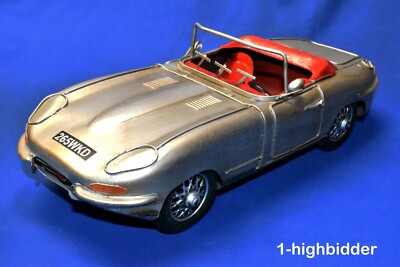 ビンテージミニカー　JAGUAR E-TYPE デンマーク　テクノ社製 ミニカーショップ ケンボックス 外国モデル☆927☆ジャガーE
