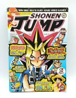 Lot of 4 Shonen Jump 2004 Manga Yu-Gi-Oh Naruto Anime Jul Sep Oct