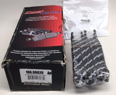 Centric 106.08020 Disc Brake Pads Posi-Quiet Ext Wear Semi-Metallic ref# ZX802